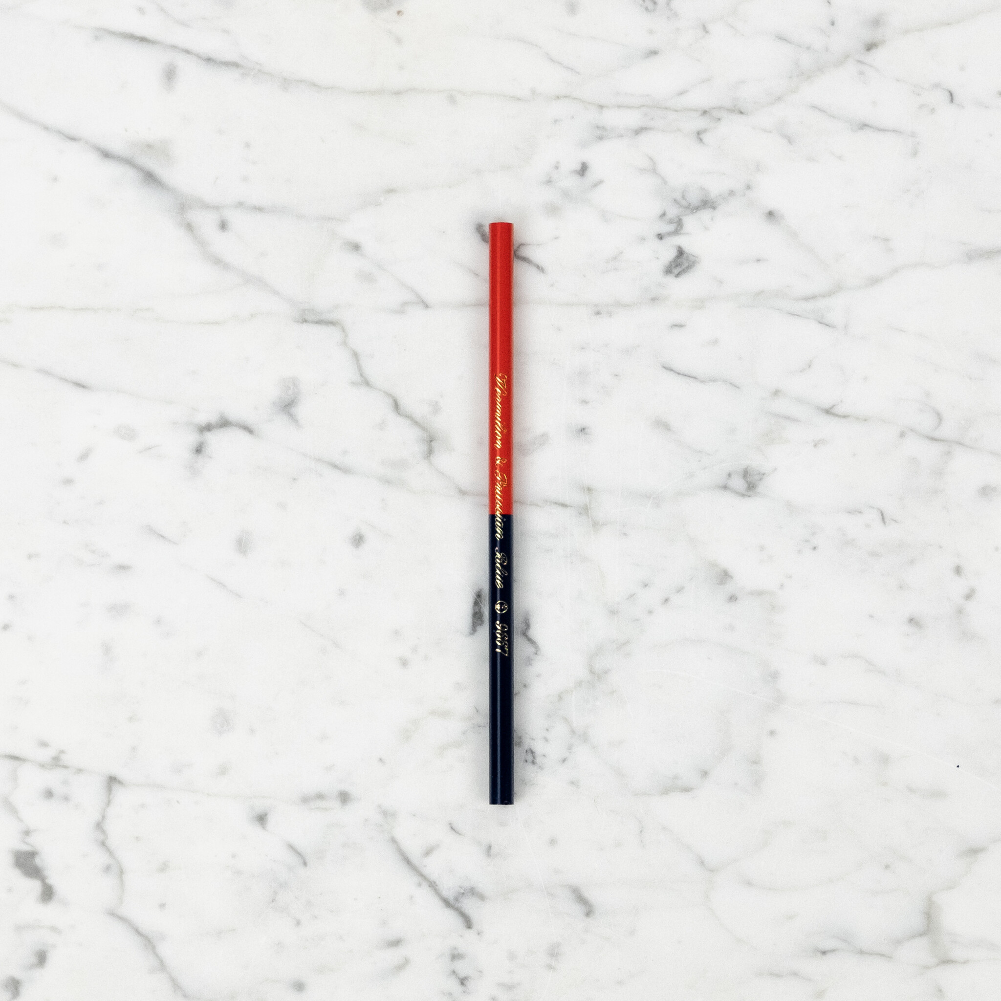 Box of 12 Kita-Boshi Pencils Vermillion Red/Prussian Blue