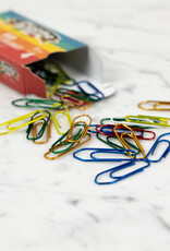 Mixes Metallic Rainbow Color Plated Paper Clips - 50 Count