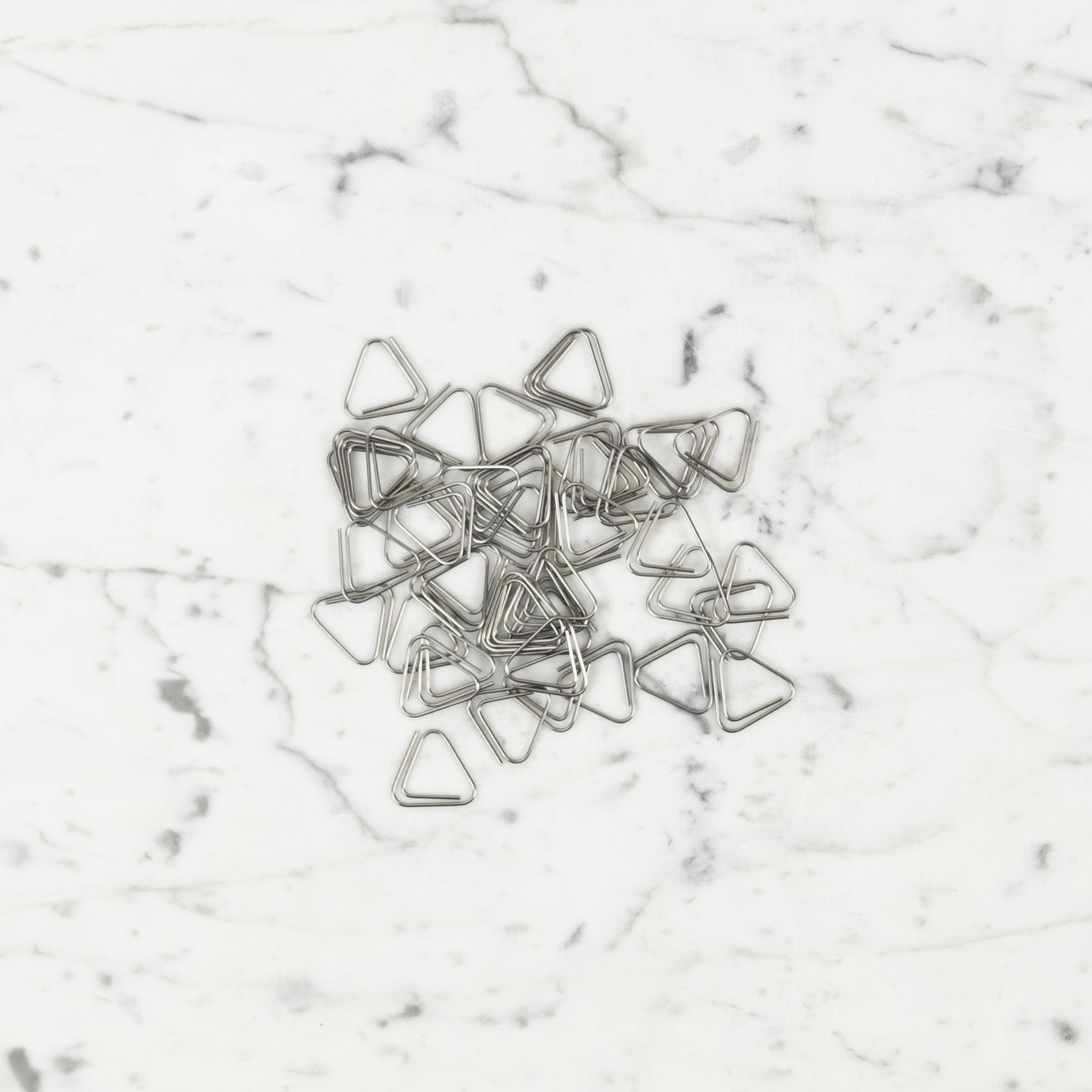 Italian Fermangoli Stainless Steel Corner Paper Clips