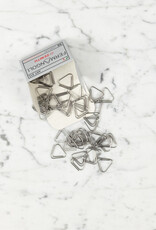 Italian Fermangoli Stainless Steel Corner Paper Clips