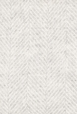 100% Pure New Wool Fringed Throw - Grey with Cream Double Stripe - 60in x 72in