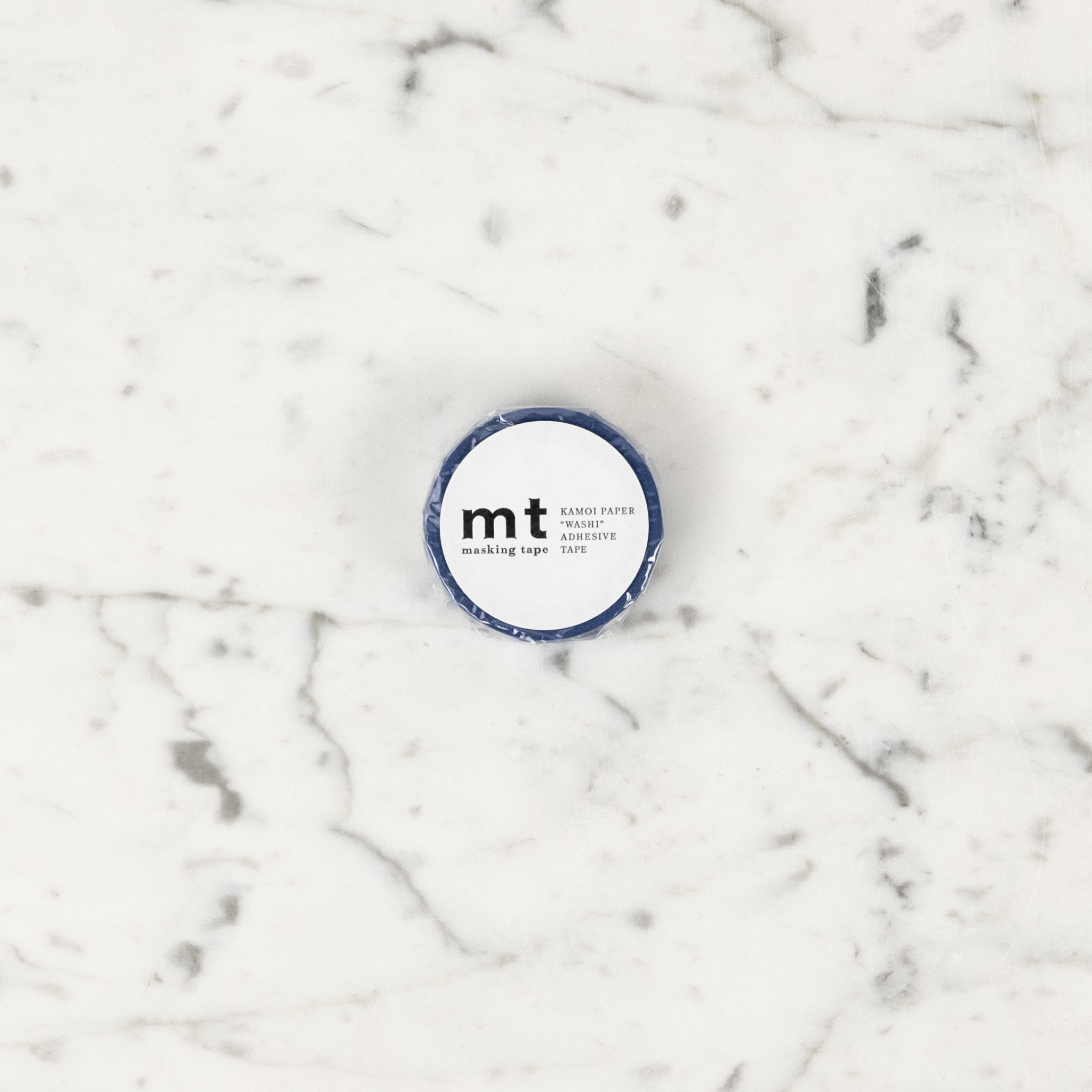 MT Masking Tape Washi Tape Single: Solid Ruri Lapis Blue