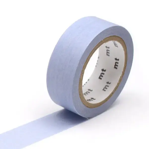 Washi Tape Single: Solid Pastel Ultramarine Blue