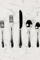 Mepra Italian 5 Piece Piece Flatware Place Setting  - Natura - Polished Finish