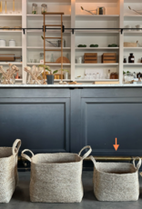 Jute Rectangular Basket with Handles - 14 x 10 x 10"