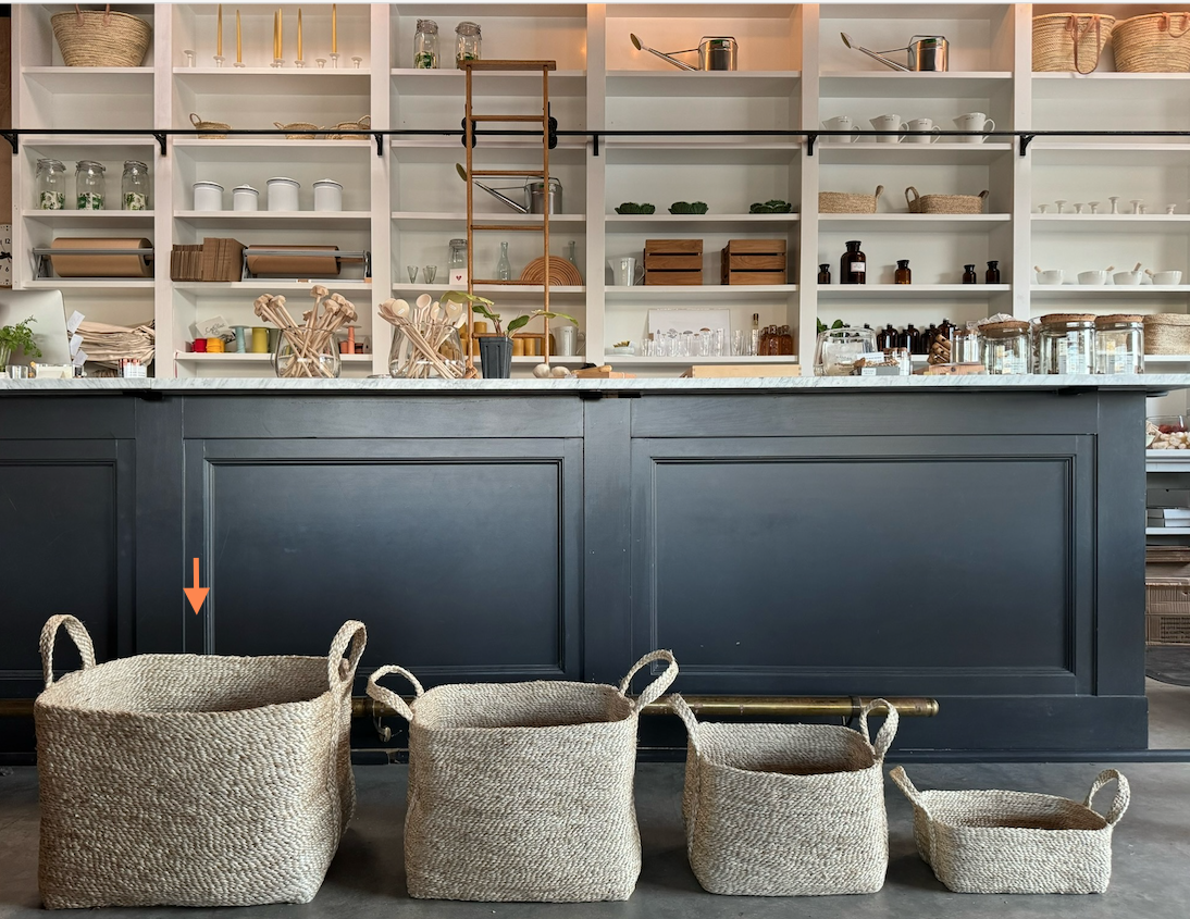 Jute Rectangular Basket with Handles - 20 x 15 x 15"