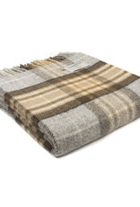 Traditional Highland Tartan Wool Throw - McKellar - 60" x 72