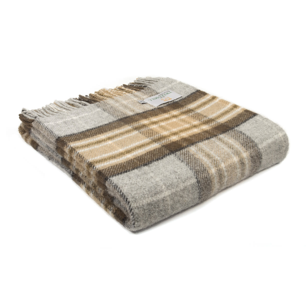 Traditional Highland Tartan Wool Throw - McKellar - 60" x 72