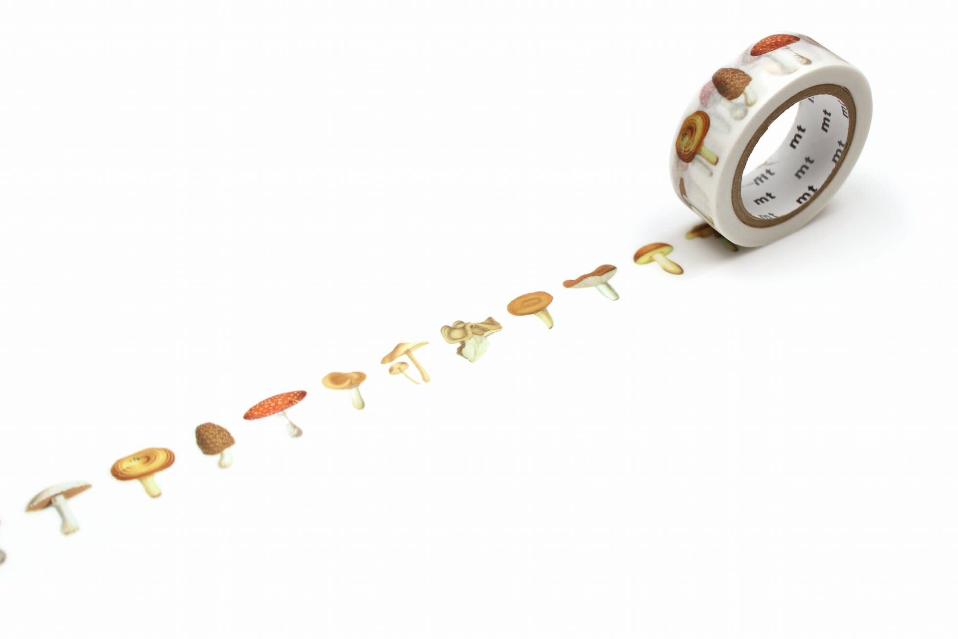 MT Masking Tape Washi Tape Single: Mushrooms
