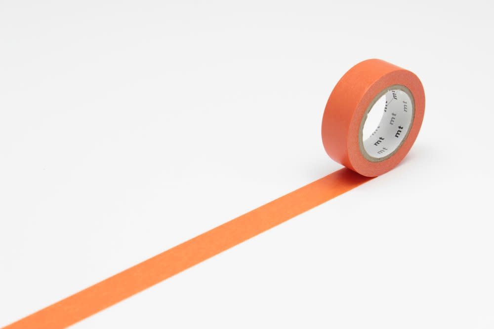Washi Tape Single: Solid Ninjin Carrot Dark Orange