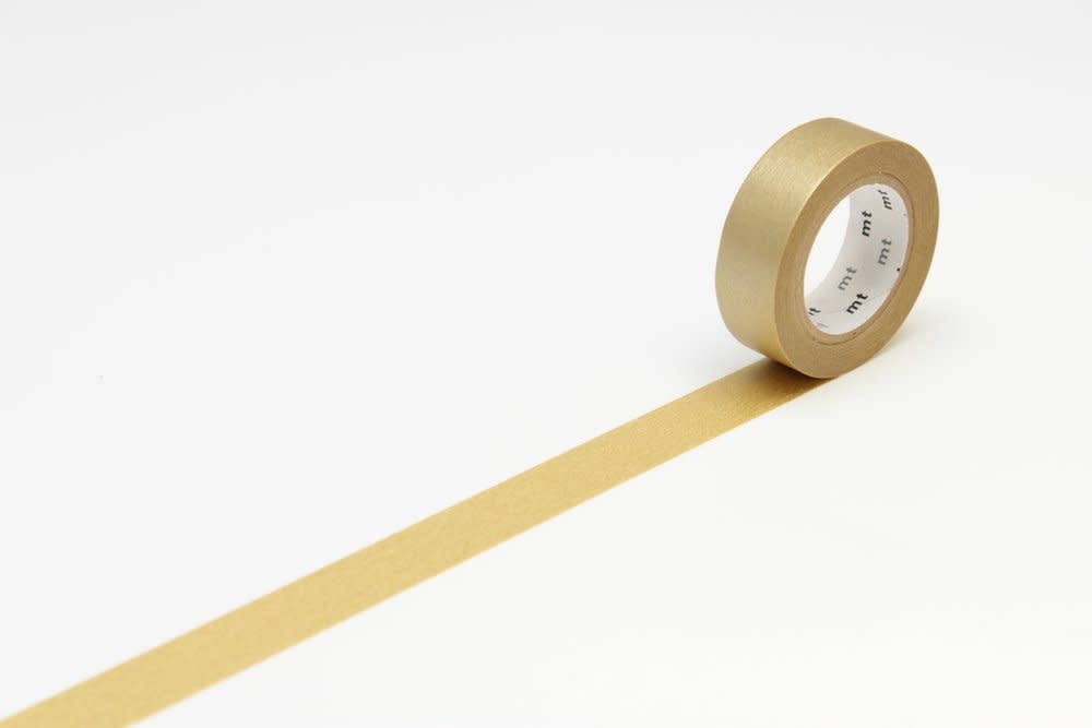 Washi Tape Single: Solid Gold