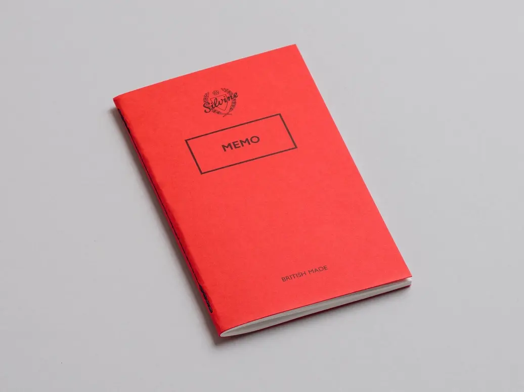 Silvine Originals Red Memo Notebook 6.3 x 3.8"