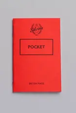 Silvine Originals Red Pocket Notebook - Set of 3  4.3"  x 3.9 in"