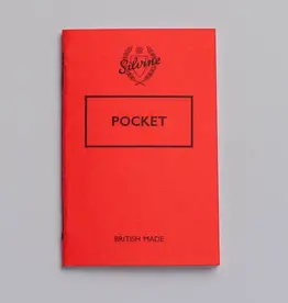Silvine Originals Red Pocket Notebook - Set of 3  4.3"  x 3.9 in"