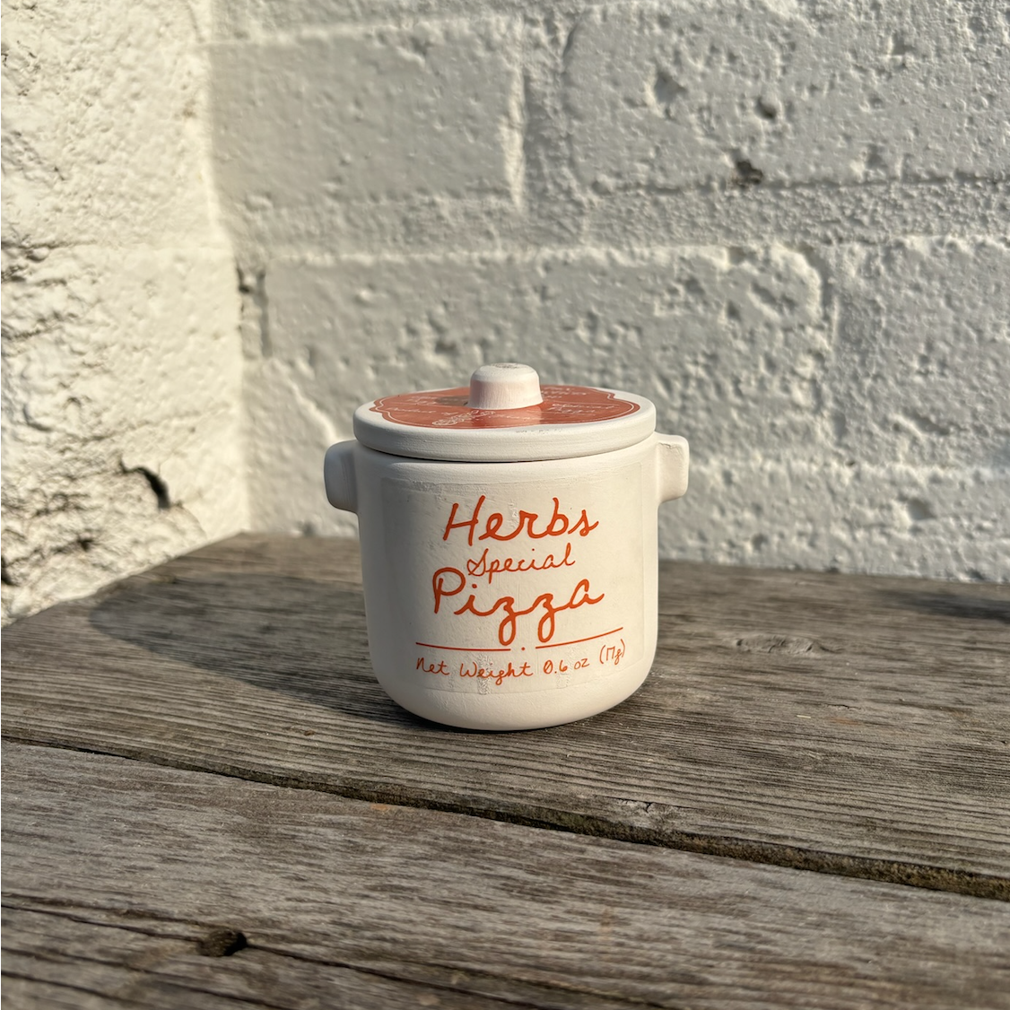Aux Anysetiers du Roy Herbs for Pizza in Ceramic Jar - 0.7 oz