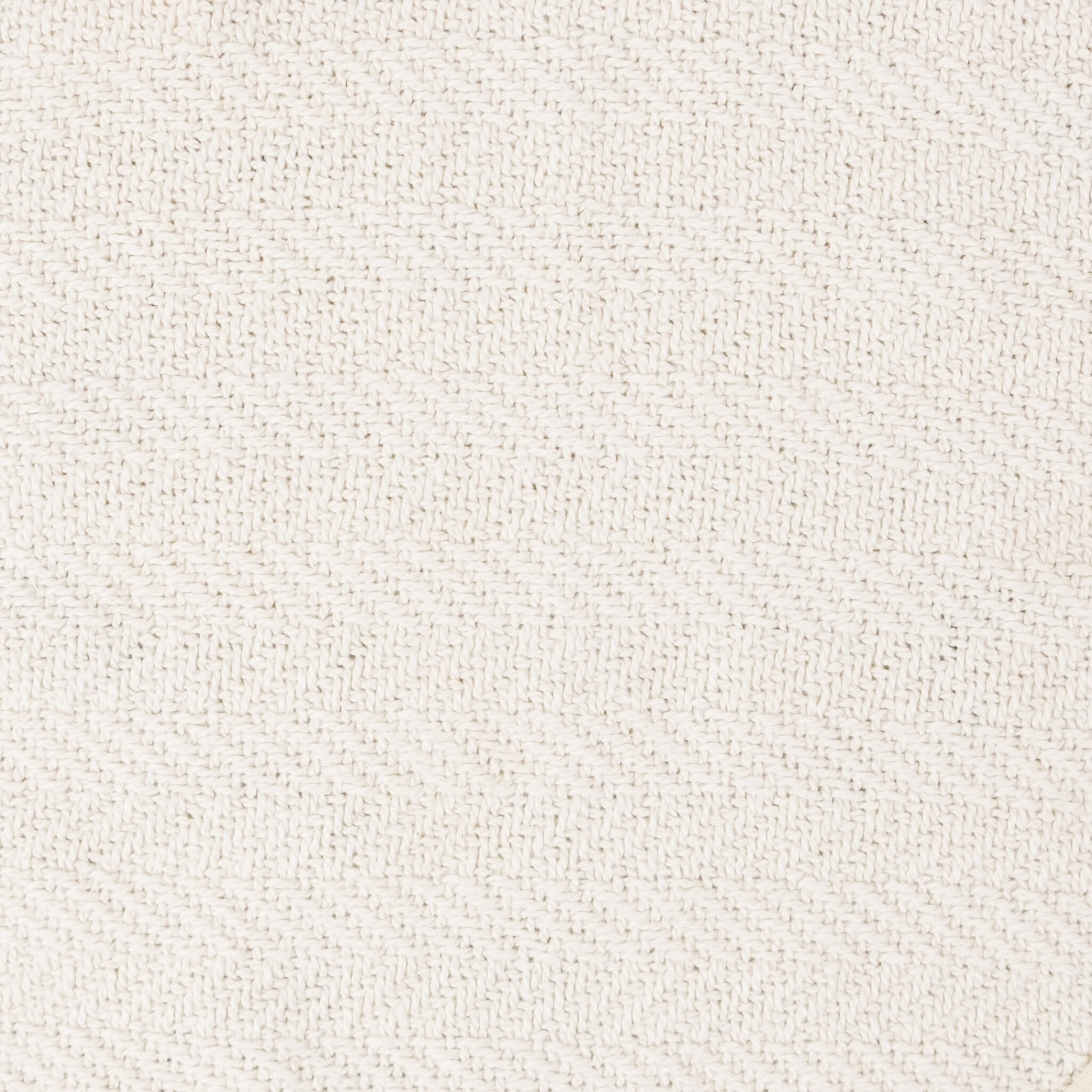 Herringbone Cotton Bath Towel - Large - Cream