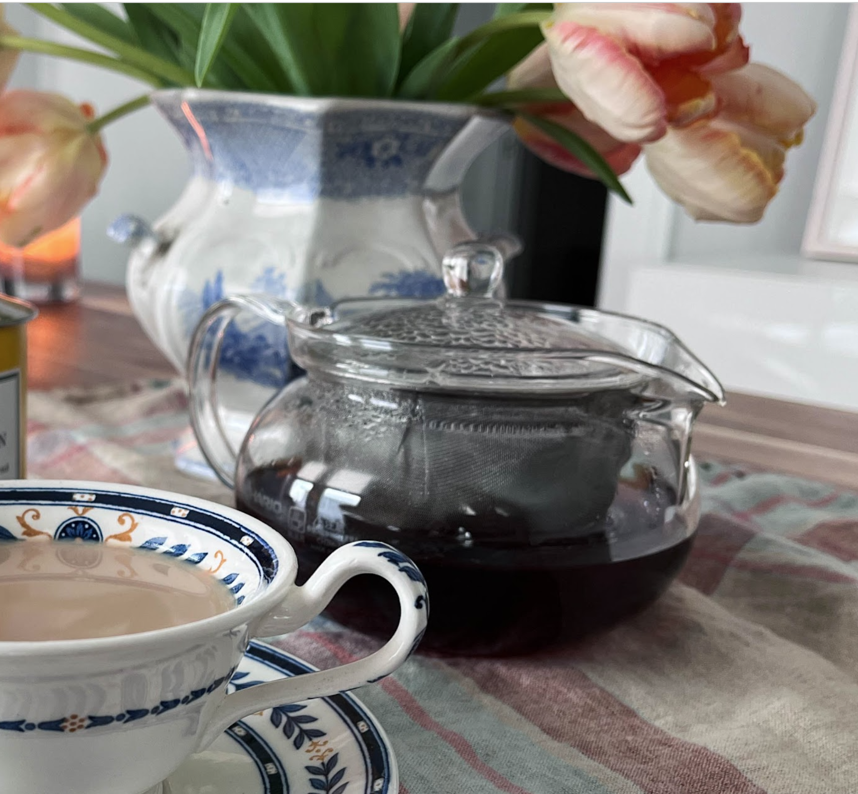 Glass Hario Kyusu Teapot with Infuser 700ML - 23oz