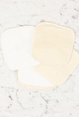 Natural Unbleached Organic Cotton and Bamboo Reusable Cloths