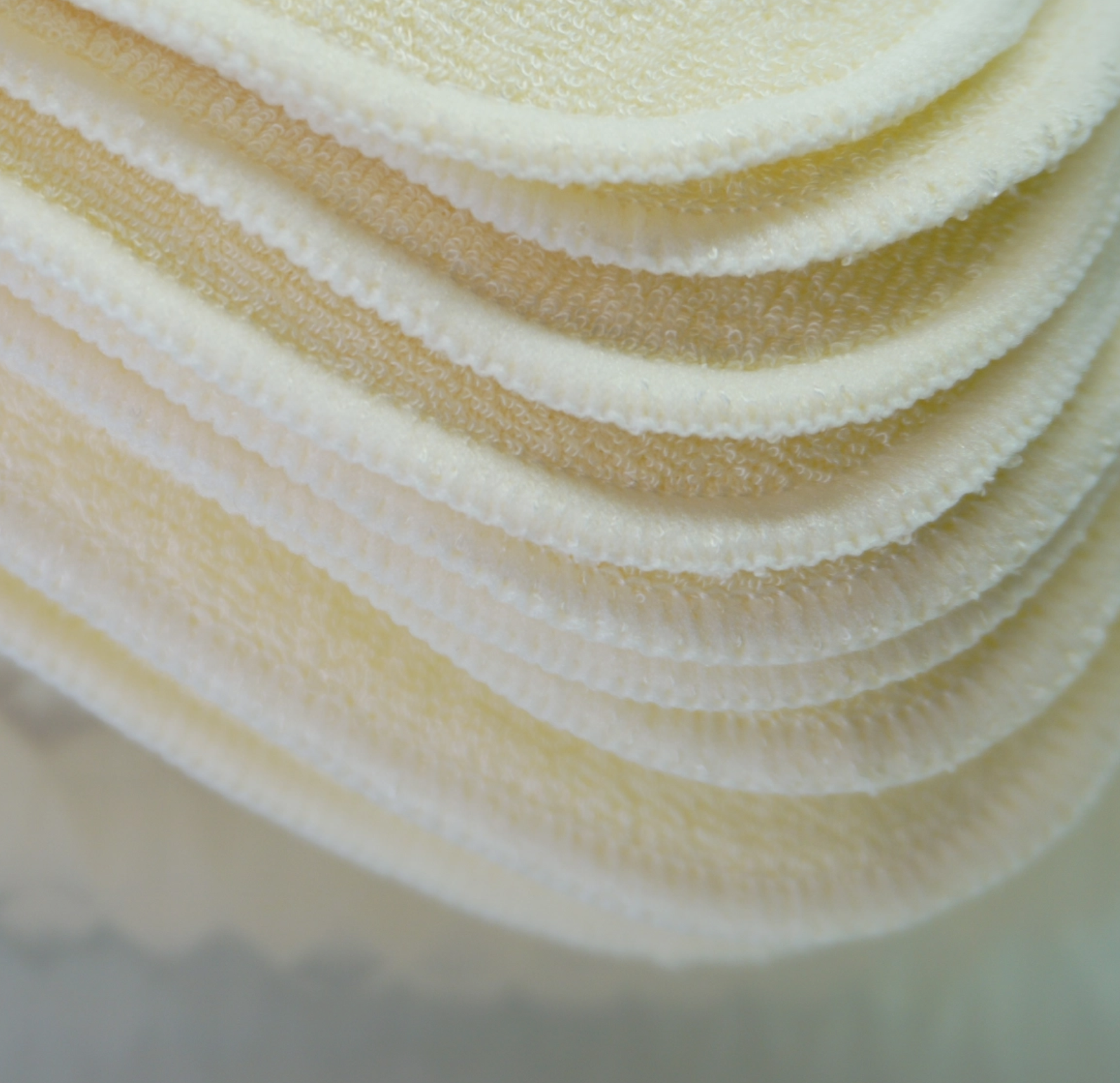 Natural Unbleached Organic Cotton and Bamboo Reusable Cloths