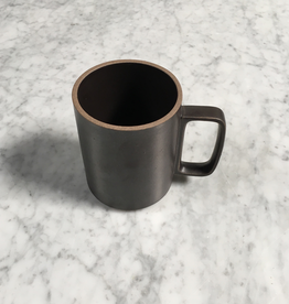 Hasami Hasami Porcelain Mug - Black - 3.3/8" x 4.1/8" Large HPB021