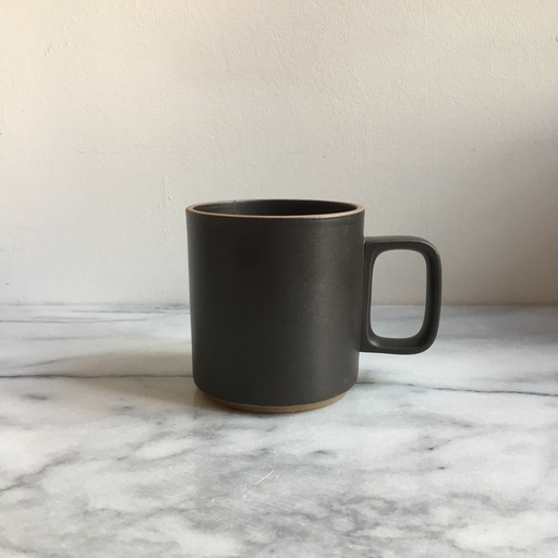 Hasami Hasami Porcelain Mug - Black - 3.3/8" x 3.1/2" Medium HPB020