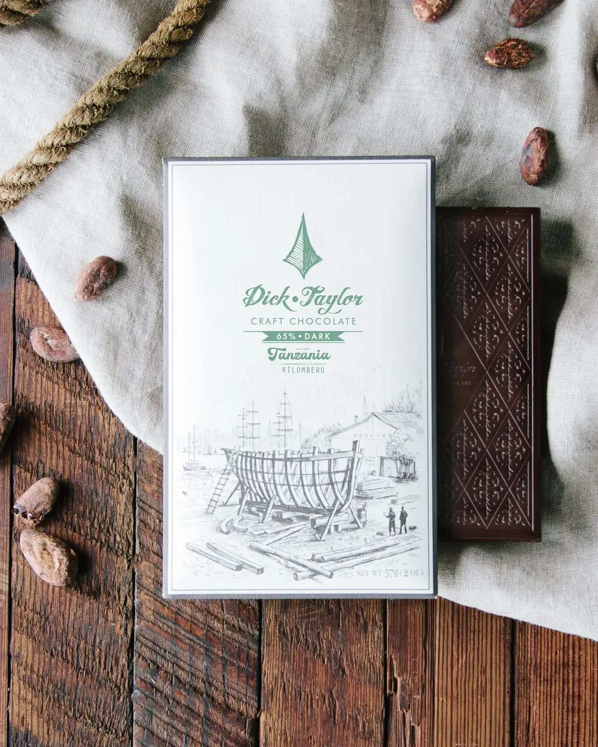 Dick Taylor Chocolate Dick Taylor Craft Chocolate - 65% Tanzania, Kilombero Dark
