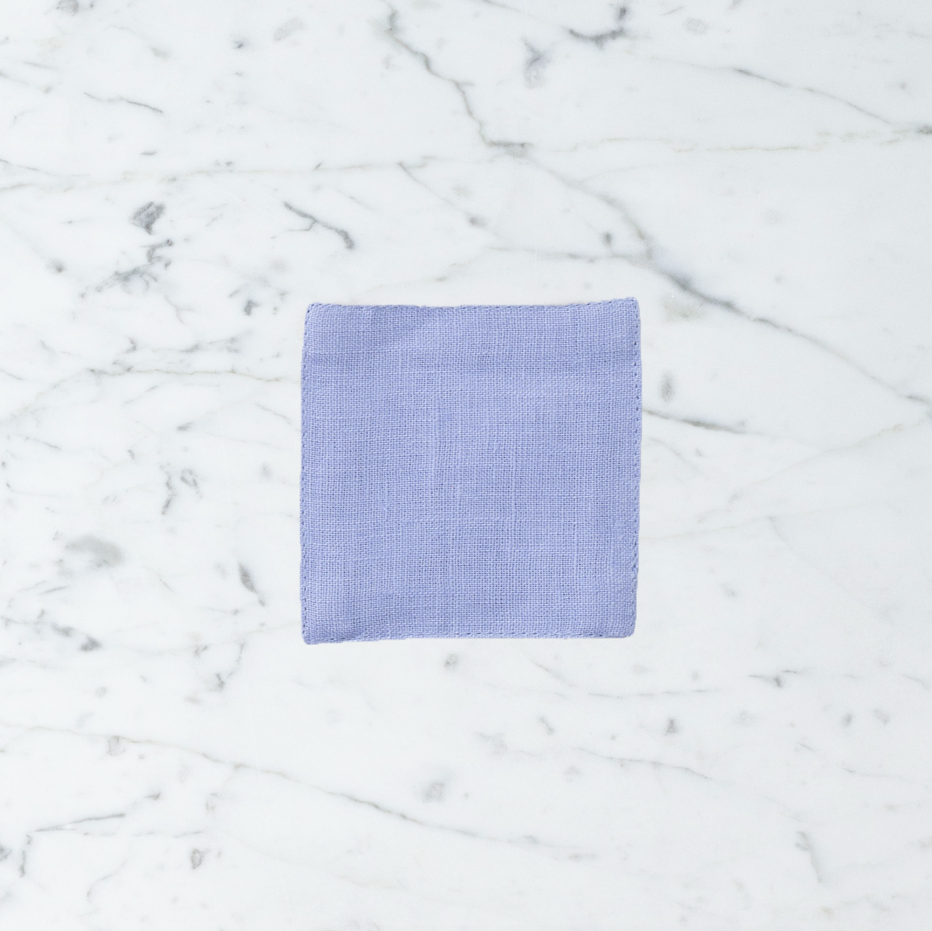 Lithuanian Linen Coaster - Blue Azure