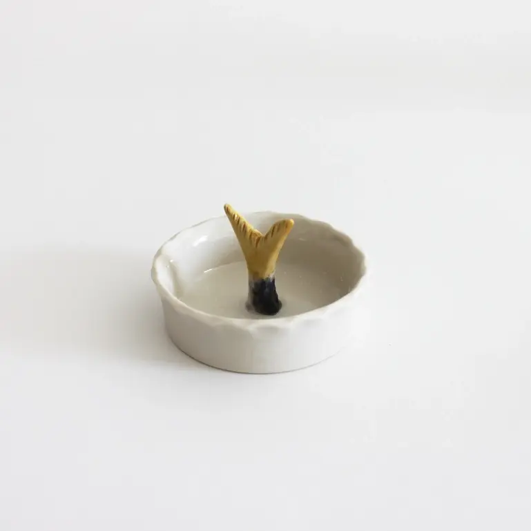 Sardine Tail Salt Bowl - 3"
