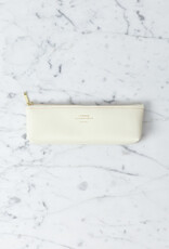 Quitterie Zipper Pouch - Pencil Case - Cream