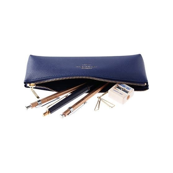 Delfonics Quitterie Zipper Pouch - Pencil Case - Cream