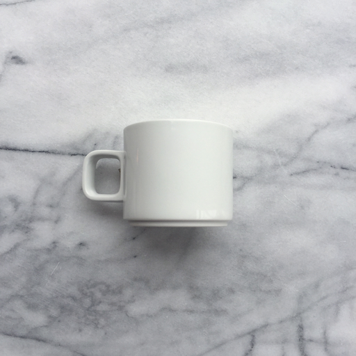 Hasami Hasami Porcelain Mug - White - 3.3/8" x 2.7/8" - Small  HPW019