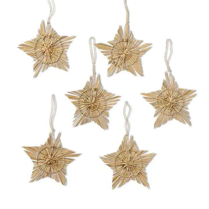Pathi Grass Star Ornament - Single