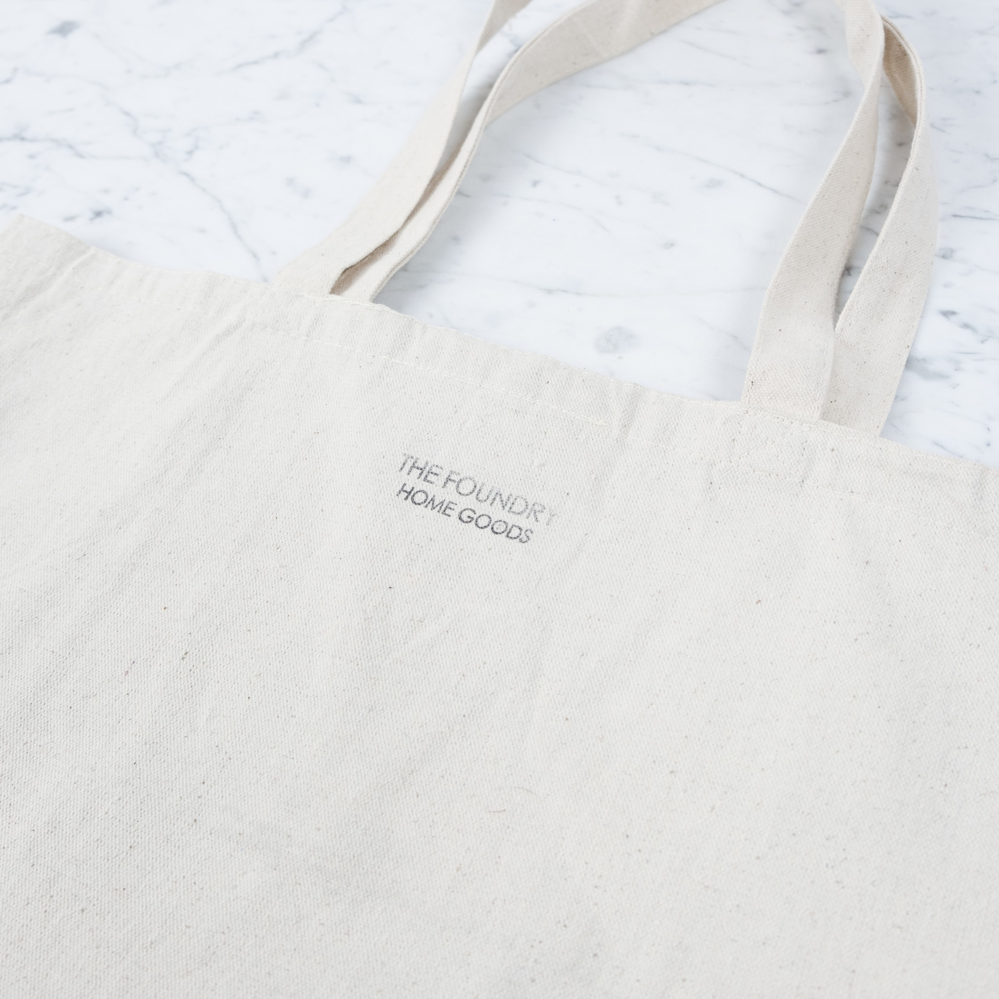 Foundry Recycled Heavy Cotton Canvas Tote Bag- Wide 15x20"