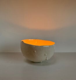 Moon Shot Ceramics Fruit Cast Porcelain Moon Bowl  - 5" Medium (Grapefruit)
