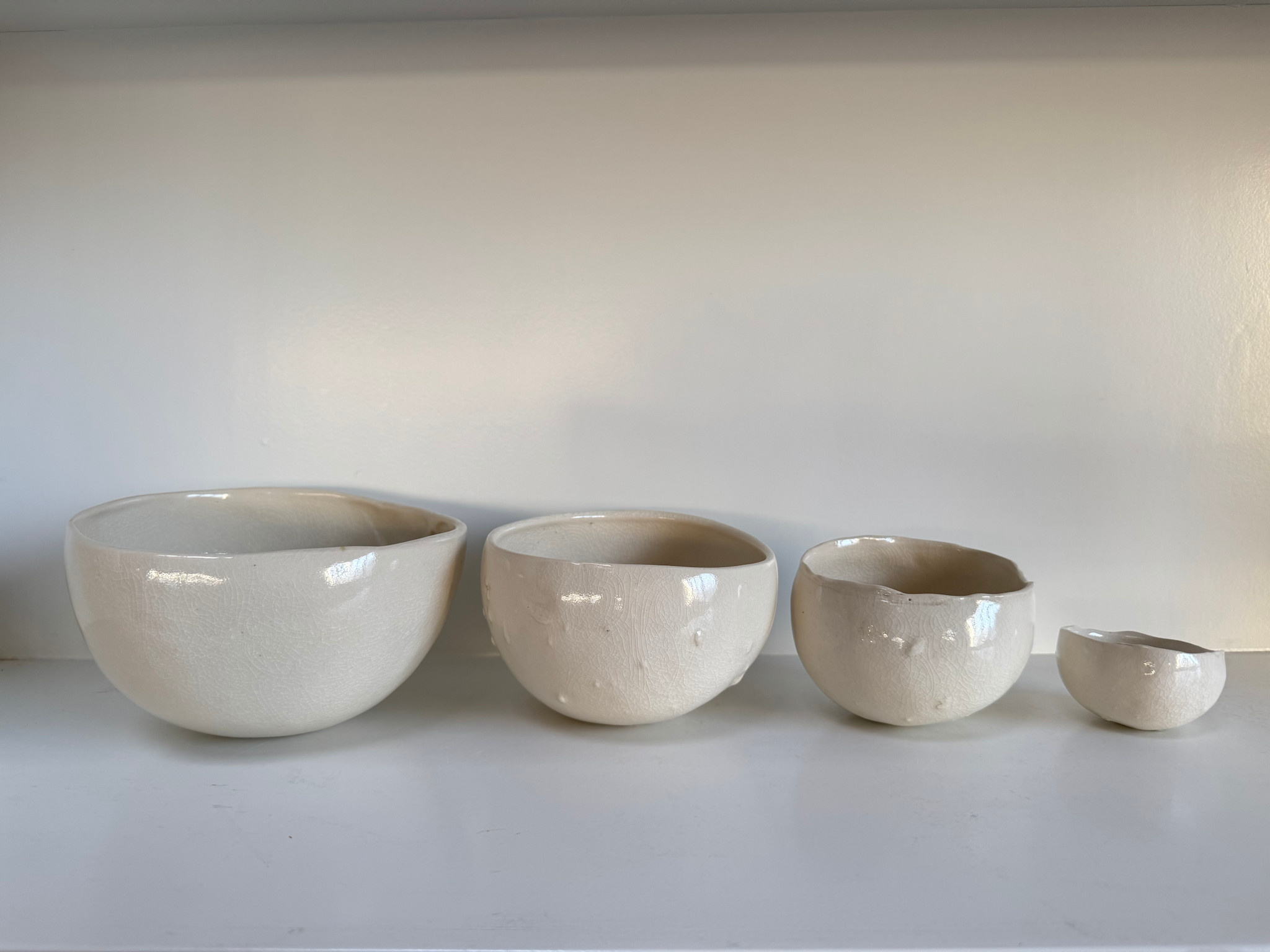 Moon Shot Ceramics Fruit Cast Porcelain Moon Bowl  - 6" Large (Sugar Baby Melon)