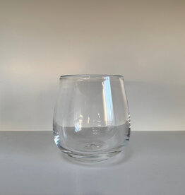 Henry Dean Henry Dean Handblown Sambor Glass Vase - Clear - 5.5H"