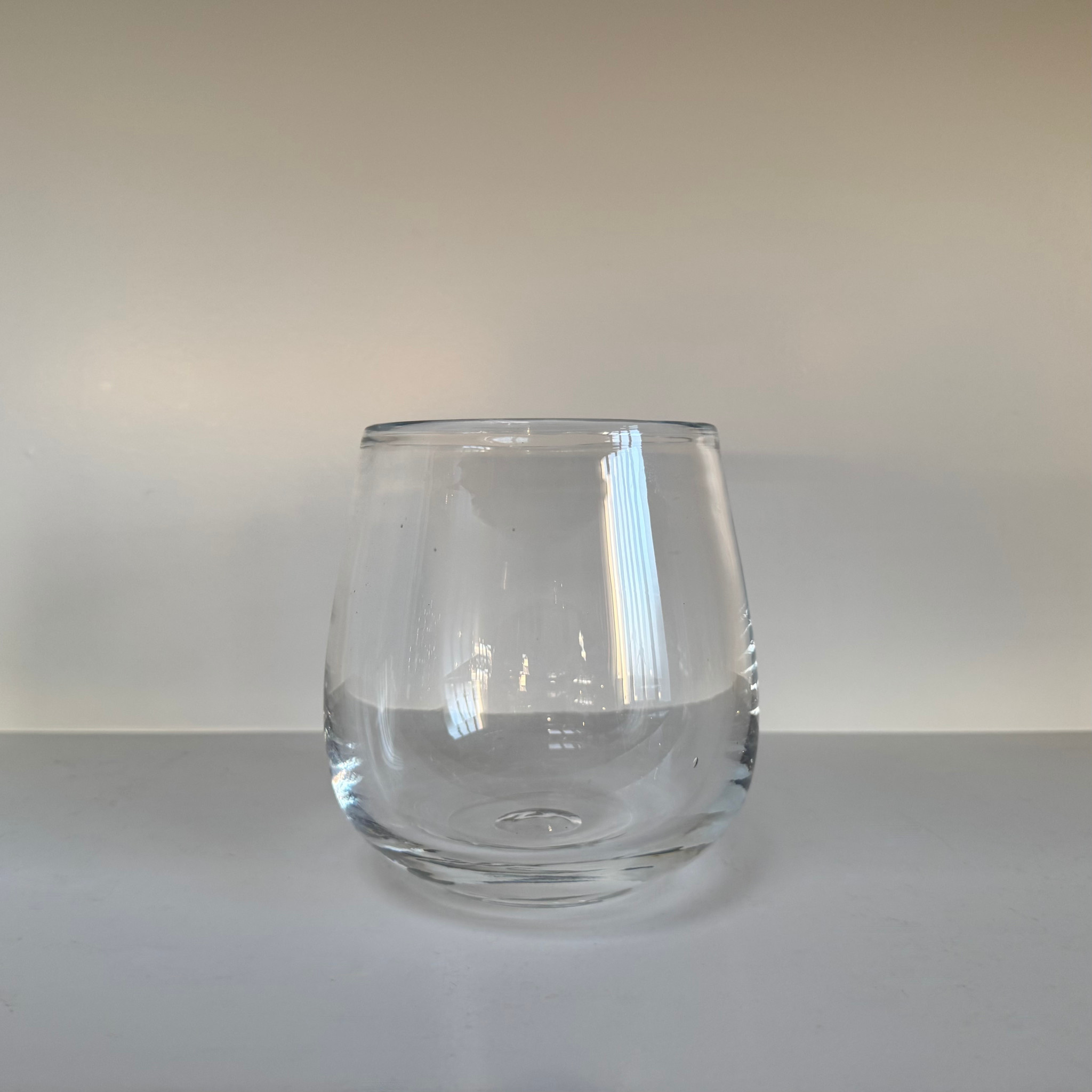 Henry Dean Henry Dean Handblown Sambor Glass Vase - Clear - 5.5H"