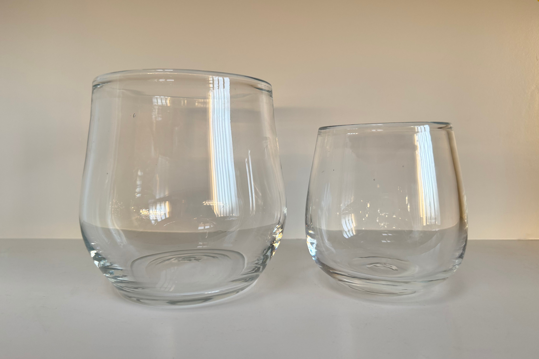 Henry Dean Henry Dean Handblown Sambor Glass Vase - Clear - 7H"