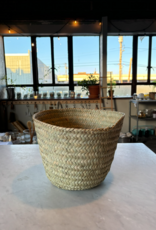 Palm Leaf Tapered Basket - 9"H x 14"D - Fair Trade Kenya