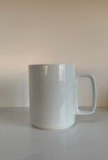 Hasami Hasami Porcelain Mug White - 3.3/8" x 4.1/8" Large HPW021