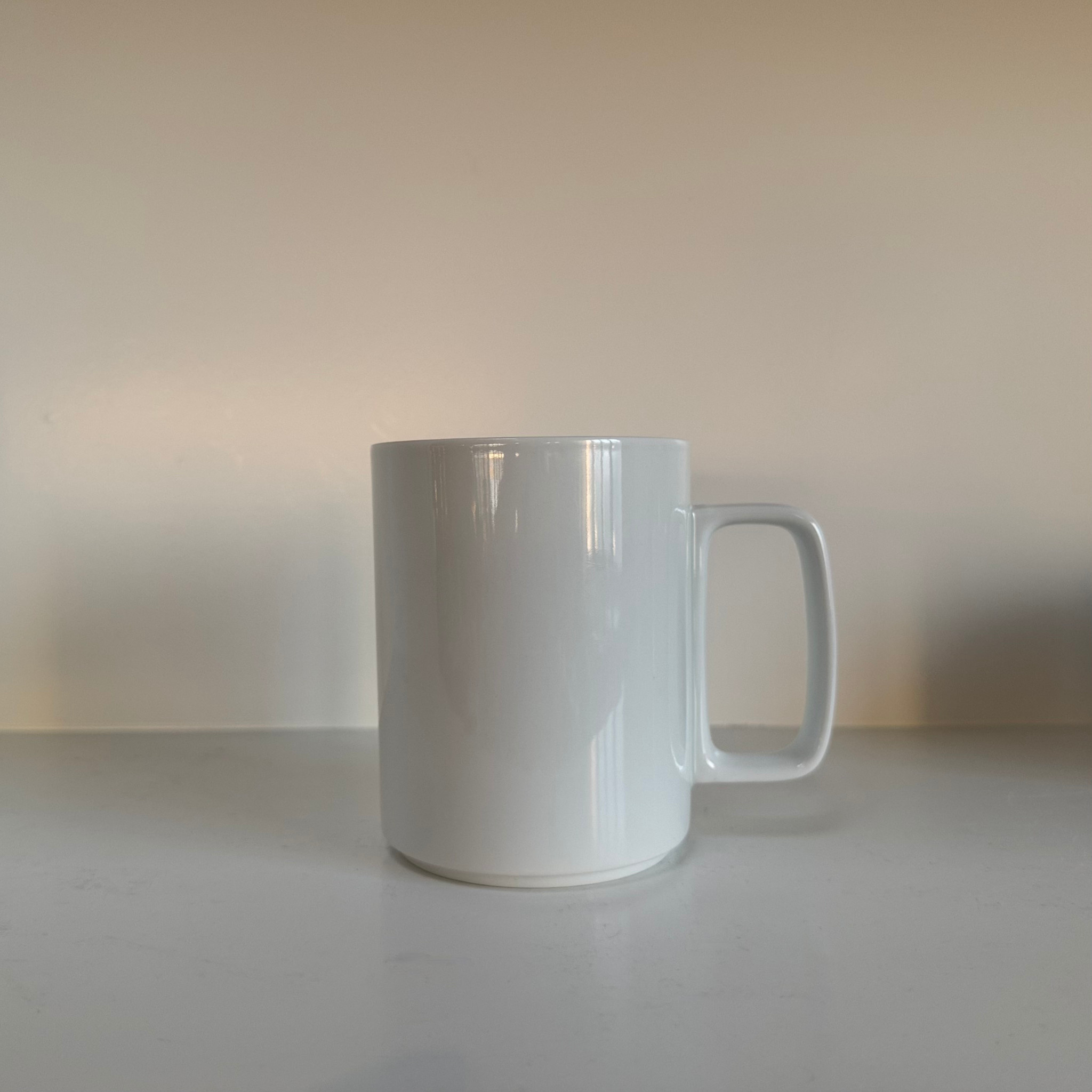 Hasami Hasami Porcelain Mug White - 3.3/8" x 4.1/8" Large HPW021