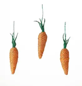 Abaca Carrot Ornament - Single