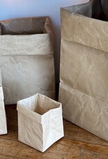 Japanese Stitched Brown Paper Bag - Medium - 9 x 9 x 20"