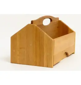 Drewart 15" Wooden Tool Box with Closing Sides