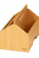 Drewart 15" Wooden Tool Box with Closing Sides
