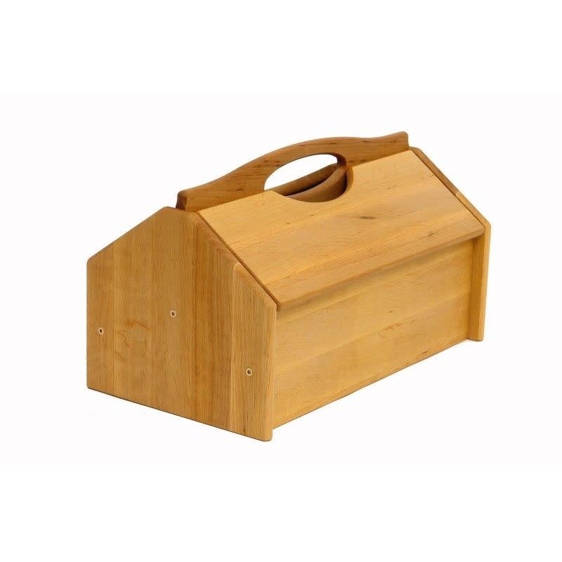 Drewart 15" Wooden Tool Box with Closing Sides