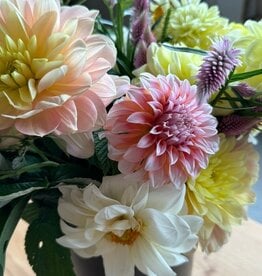 Bucket Of Glorious Two Pony Gardens Dahlias (Local Only)