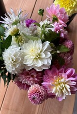 Bucket Of Glorious Two Pony Gardens Dahlias