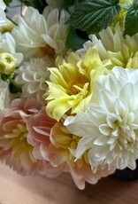 Bucket Of Glorious Two Pony Gardens Dahlias