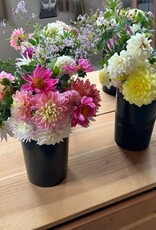 Bucket Of Glorious Two Pony Gardens Dahlias